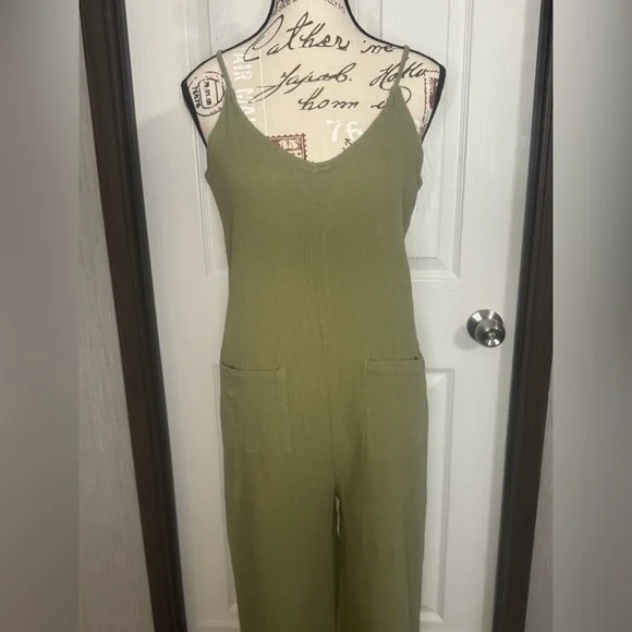 New In Olive Green Romper - Picture 2 of 11